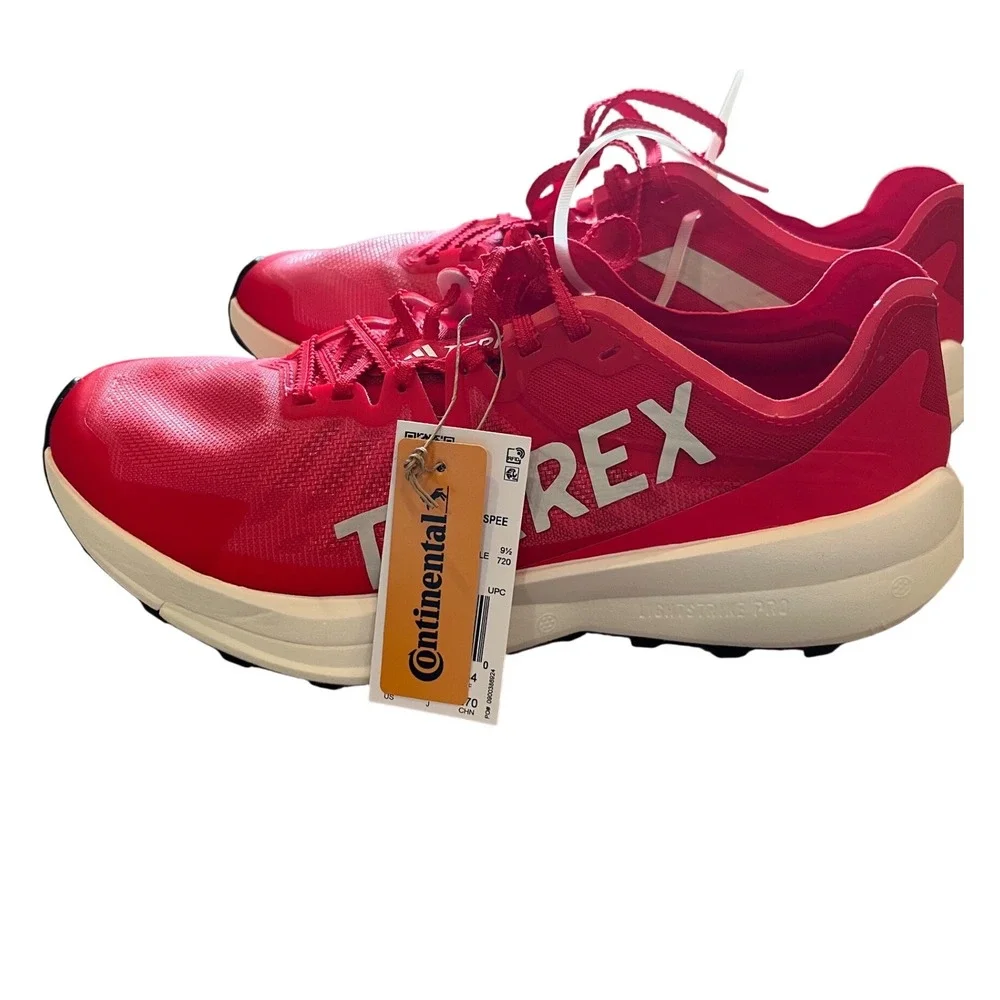 Adidas Terrex Agravic Speed Mens Red Trail Running‎ Shoes IF4029 Size 10 NWT